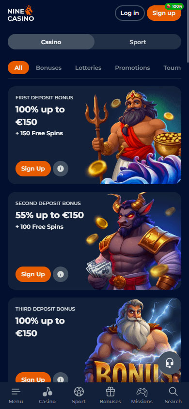 NineCasino_movil_app